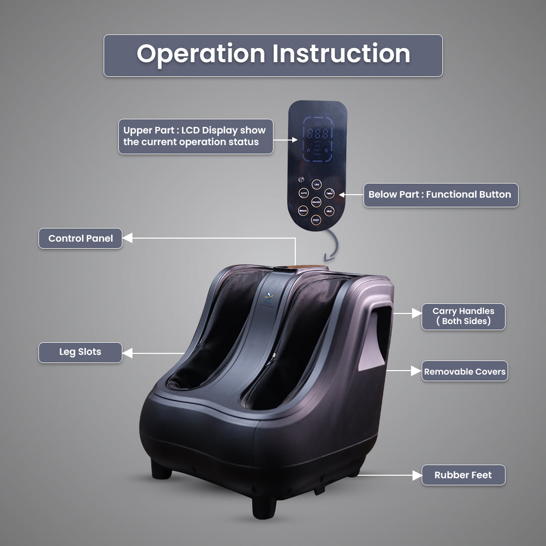 LEG-215 4D Full Wrap Massager