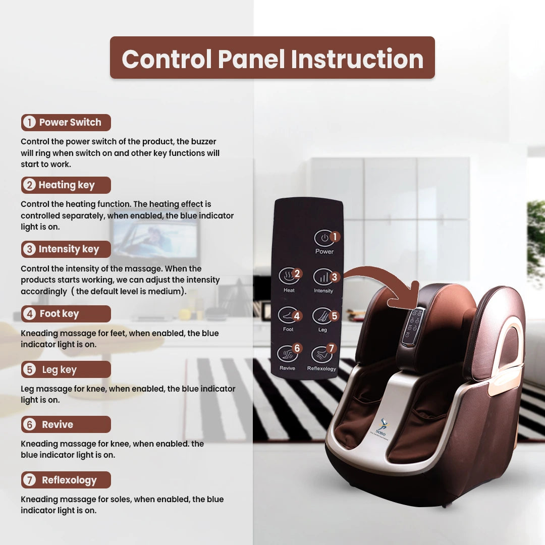 YSZ-898  Leg, Foot And Calf Massager