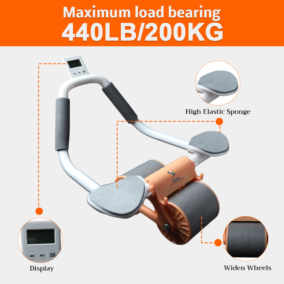 Double-Wheel Abdominal Roller