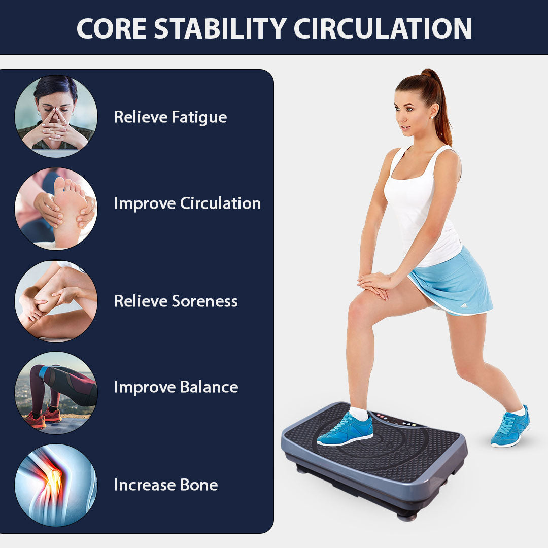 Vibration Plate For Calorie Burning - Grey