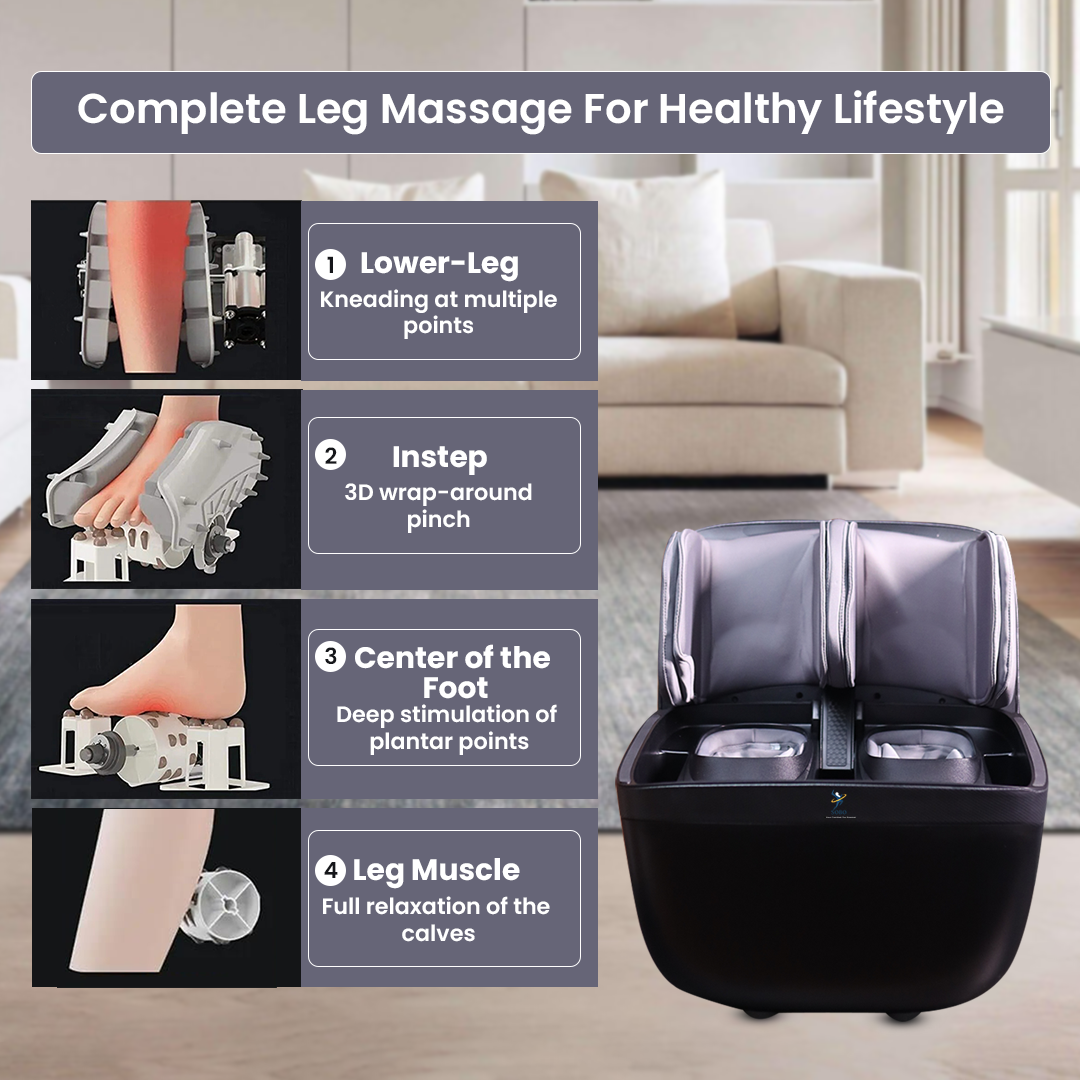 K-68 Foldable Complete Leg Massager