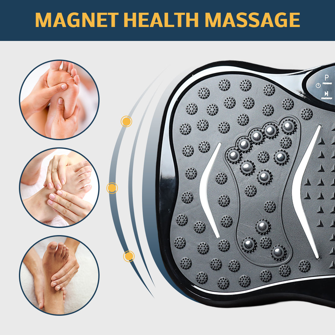 Vibration Plate For Calorie Burning With Footprint Design