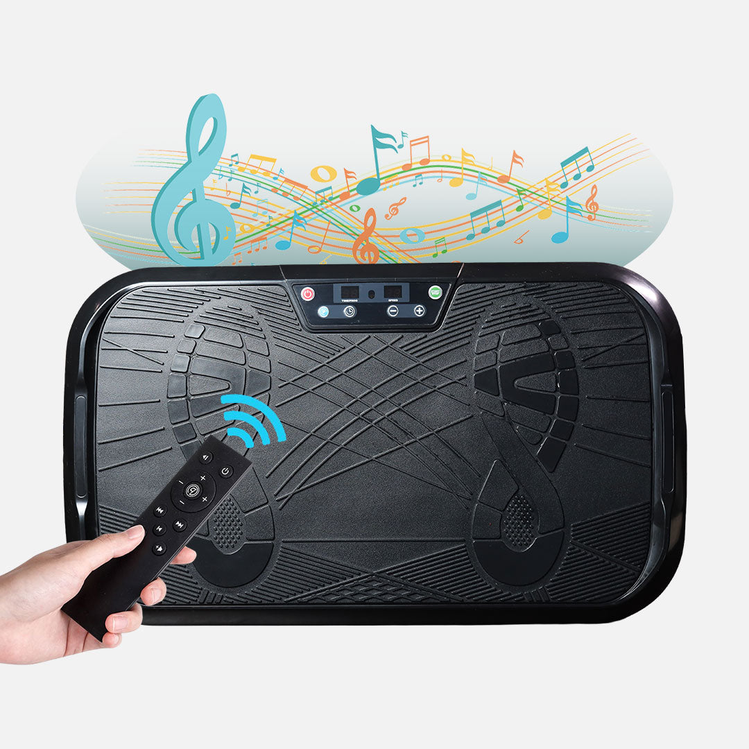 Vibration Plate For Calorie Burning - Shine Black