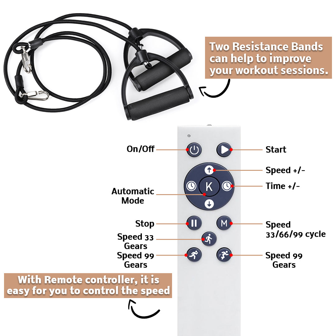 Vibration Plate For Calorie Burning - Black