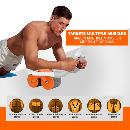 Double-Wheel Abdominal Roller