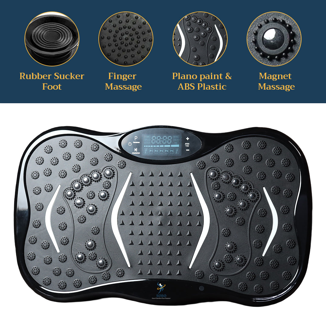 Vibration Plate For Calorie Burning With Footprint Design