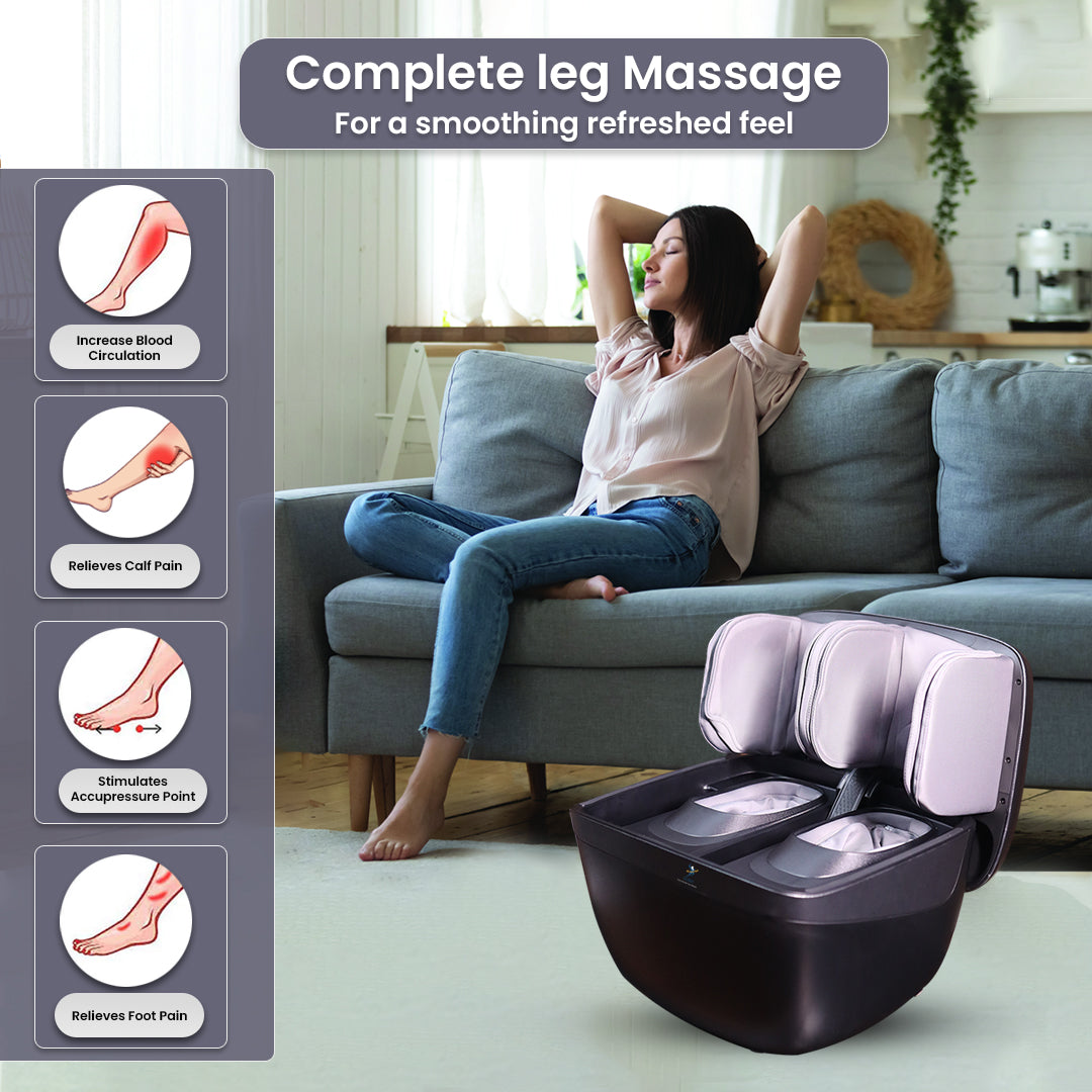 K-68 Foldable Complete Leg Massager