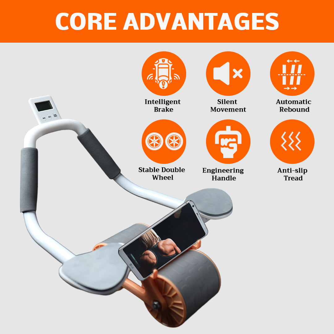 Double-Wheel Abdominal Roller