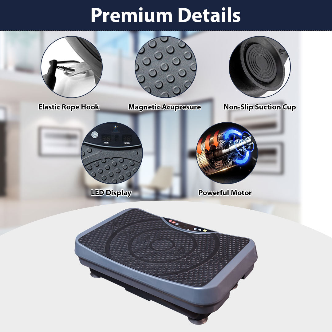 Vibration Plate For Calorie Burning - Grey