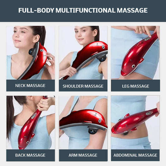 MP-3136F Dolphin Hand Held Full Body Massager