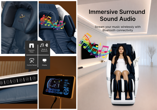 SOBO Luxury AI Massage Chair | Auto Shoulder Detection | Dual Zero Gravity Recline | Airbag Compression & SL Track | Full Body Massage Chair
