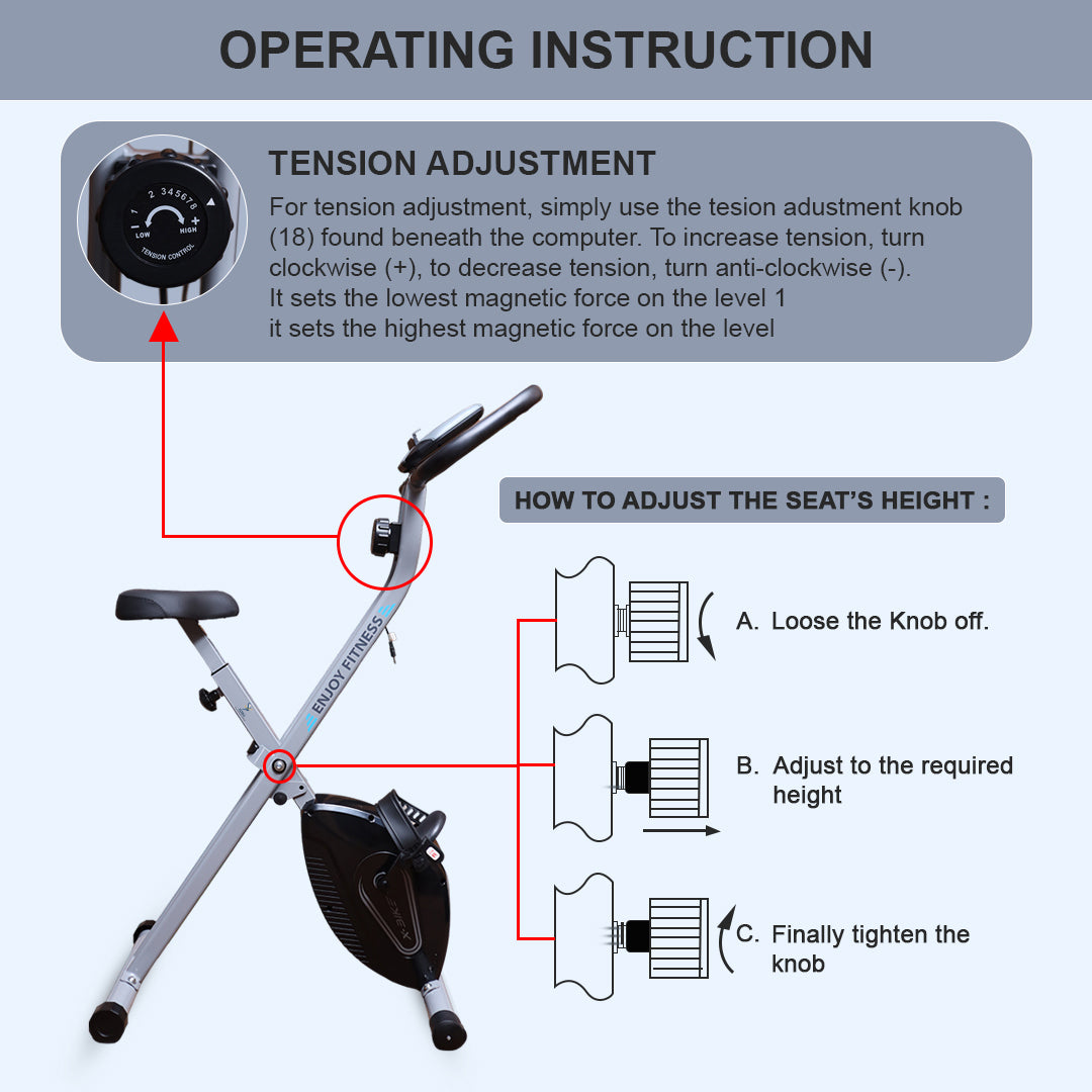 Fitness Exercise Gym Cycle For Home