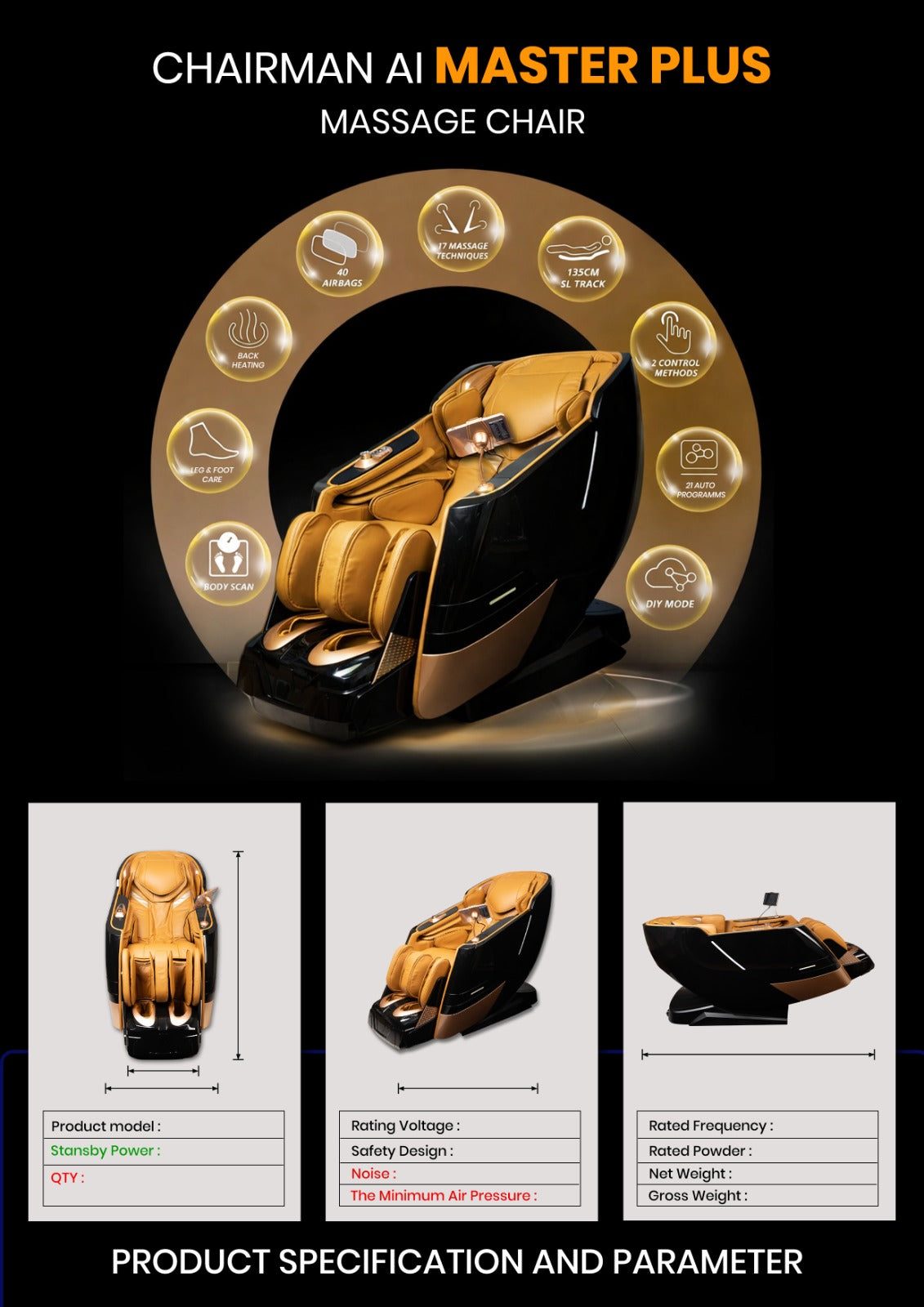 SOBO 7D AI Airmatic Massage Chair