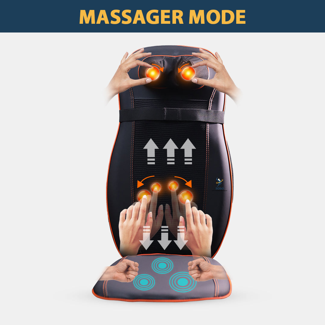 Full Back And Neck Cushion  Massager