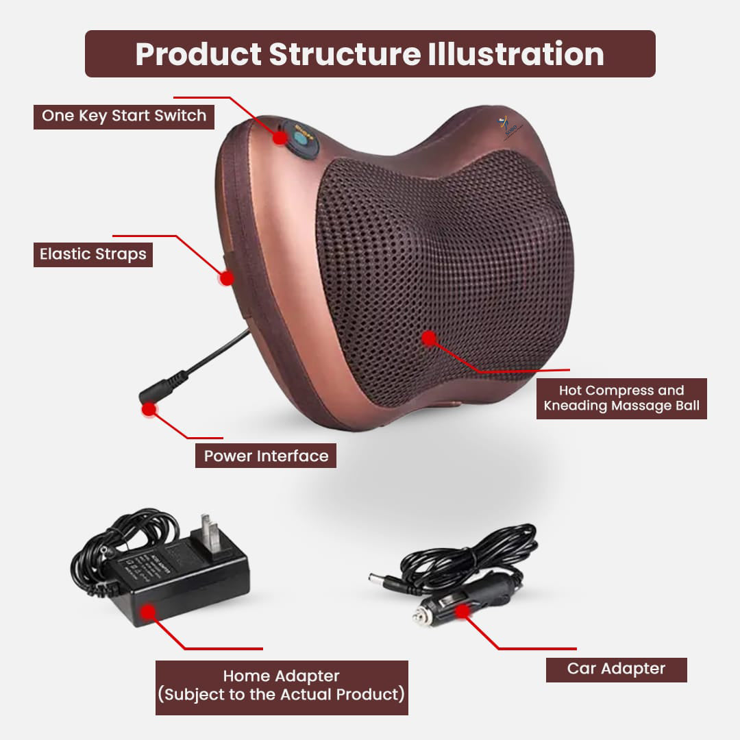 Multi Functional Massager Pillow (Car Massager)