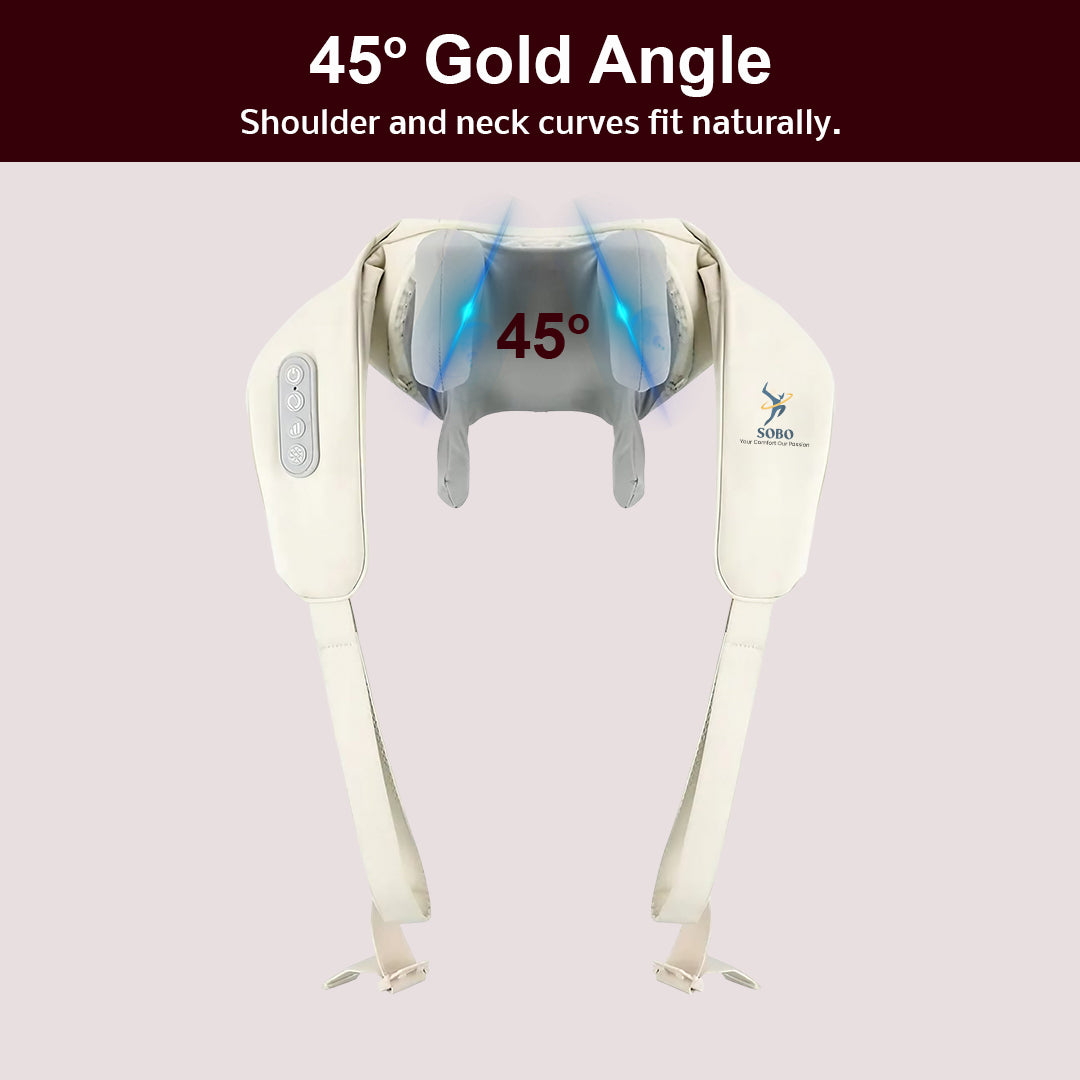 Deep Kneading Multi Functional Massager - White