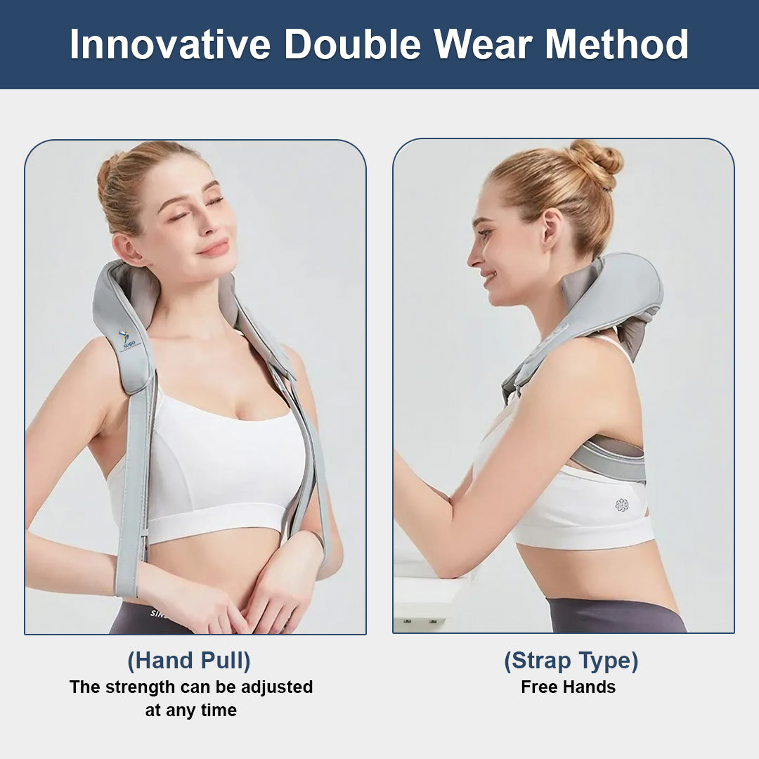 Deep Kneading Multi Functional Massager - Grey