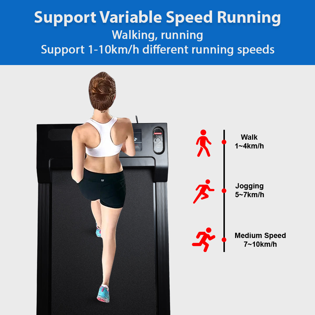 2 In 1 Portable Electric Treadmill