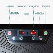 Vibration Plate For Calorie Burning - Shine Black