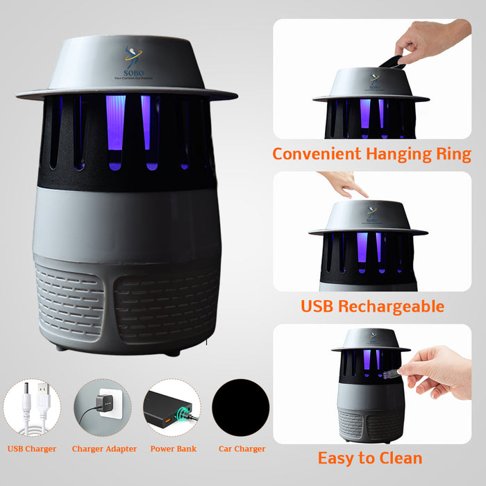 Strong Suction Fan Mosquito Killing Lamp