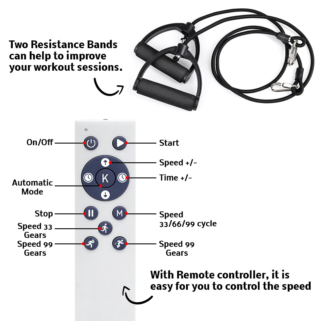 Vibration Plate For Calorie Burning With Footprint Design