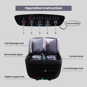 K-68 Foldable Complete Leg Massager