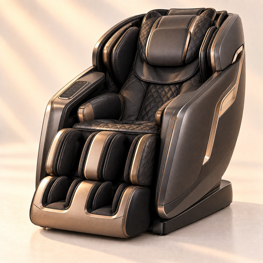 SOBO SB008 Massage Chair | Voice Control & Auto Shoulder Detection | Zero Gravity Recline | Graphene Heating & SL Curved Rail | Wireless Charging with TFT Remote | Full Body Massage Chair