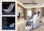 SOBO 7D AI Robotic Massage Chair | Auto Shoulder Detection | Dual Zero Gravity Recline & Full Body Stretch | SL Track with LED Ambient Lighting | 20 Auto Modes, Bluetooth & USB Charging | Full Body Massage Chair