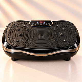Vibration Plate For Calorie Burning - Shine Black