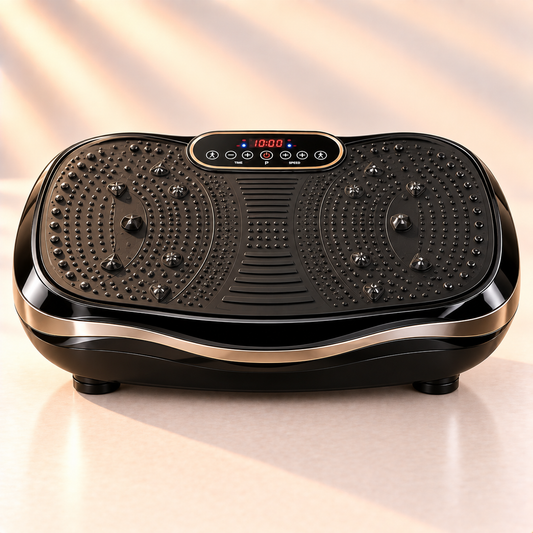 Vibration Plate For Calorie Burning - Shine Black