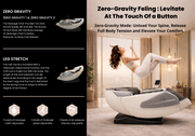 SOBO Premium Robotic Massage Chair | Auto Shoulder Position Detection | Zero Gravity Recline | Airbag Compression Therapy | Heating & Bluetooth Music | Full Body Massage Chair