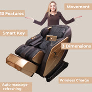 SOBO SB618 Massage Chair | Auto Shoulder Position Detection | Zero Gravity Recline | Airbag Compression Therapy | Heating & Bluetooth Music | Full Body Massage Chair