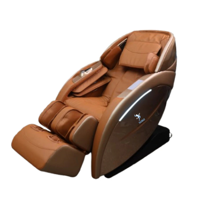 SOBO SB008 Massage Chair | Voice Control & Auto Shoulder Detection | Zero Gravity Recline | Graphene Heating & SL Curved Rail | Wireless Charging with TFT Remote | Full Body Massage Chair