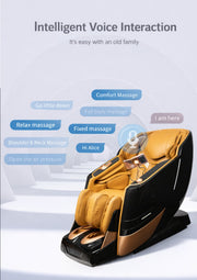 SOBO 7D AI Airmatic-Robotic Massage Chair | Smart Shoulder Detection | Dual Zero Gravity Recline | SL Track & Foot Roller Massage | 20 Auto Modes with Bluetooth Speakers | Full Body Massage Chair