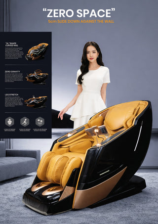SOBO 7D AI Airmatic-Robotic Massage Chair | Smart Shoulder Detection | Dual Zero Gravity Recline | SL Track & Foot Roller Massage | 20 Auto Modes with Bluetooth Speakers | Full Body Massage Chair