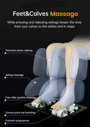 SOBO 7D AI Airmatic-Robotic Massage Chair | Smart Shoulder Detection | Dual Zero Gravity Recline | SL Track & Foot Roller Massage | 20 Auto Modes with Bluetooth Speakers | Full Body Massage Chair