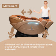 SOBO SB008 Massage Chair | Voice Control & Auto Shoulder Detection | Zero Gravity Recline | Graphene Heating & SL Curved Rail | Wireless Charging with TFT Remote | Full Body Massage Chair