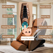 SOBO SB008 Massage Chair | Voice Control & Auto Shoulder Detection | Zero Gravity Recline | Graphene Heating & SL Curved Rail | Wireless Charging with TFT Remote | Full Body Massage Chair
