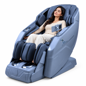 SOBO 7D AI Robotic Massage Chair | Auto Shoulder Detection | Dual Zero Gravity Recline & Full Body Stretch | SL Track with LED Ambient Lighting | 20 Auto Modes, Bluetooth & USB Charging | Full Body Massage Chair