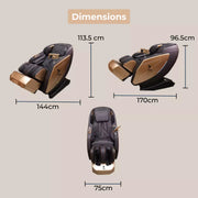 SOBO SB618 Massage Chair | Auto Shoulder Position Detection | Zero Gravity Recline | Airbag Compression Therapy | Heating & Bluetooth Music | Full Body Massage Chair