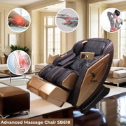SOBO SB618 Massage Chair | Auto Shoulder Position Detection | Zero Gravity Recline | Airbag Compression Therapy | Heating & Bluetooth Music | Full Body Massage Chair
