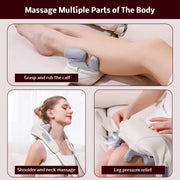Deep Kneading Multi Functional Massager - White