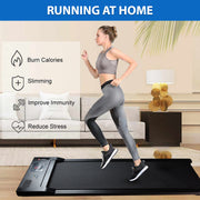 2 In 1 Portable Electric Treadmill